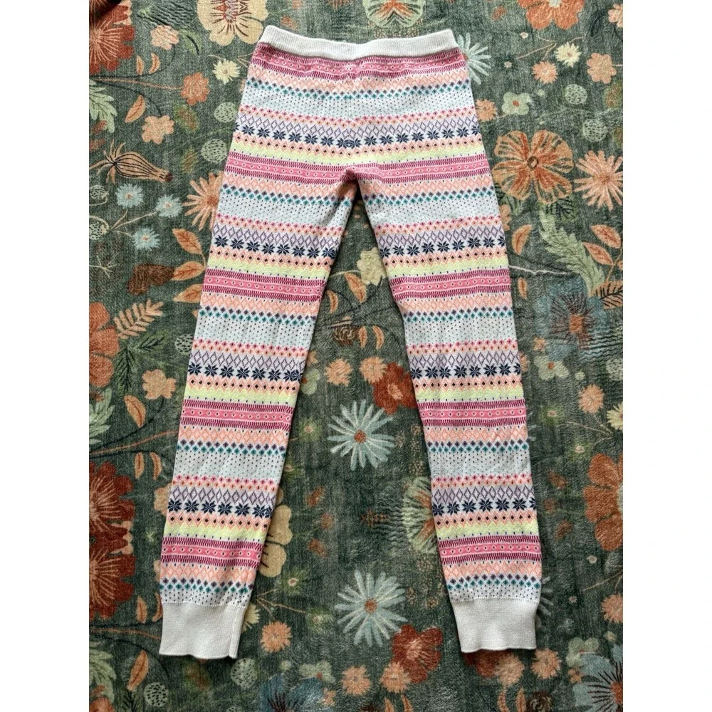 GAP Kids Girls Leggings‎ Thick Warm Size XXL Fair Isle Print Winter